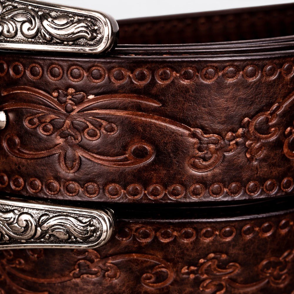 Ceinture Cuir Cowboy - Noir 105cm | Le monde de la ceinture