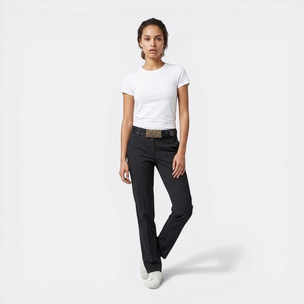 Ceinture Cuir Femme Grosse Boucle - Blanc 118cm | Le monde de la ceinture