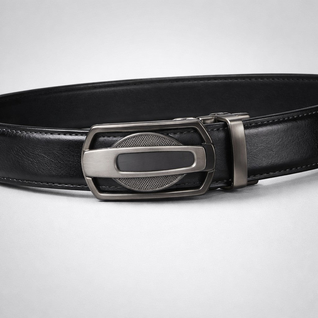 Ceinture Cuir Homme Automatique - Marron 115cm | Le monde de la ceinture
