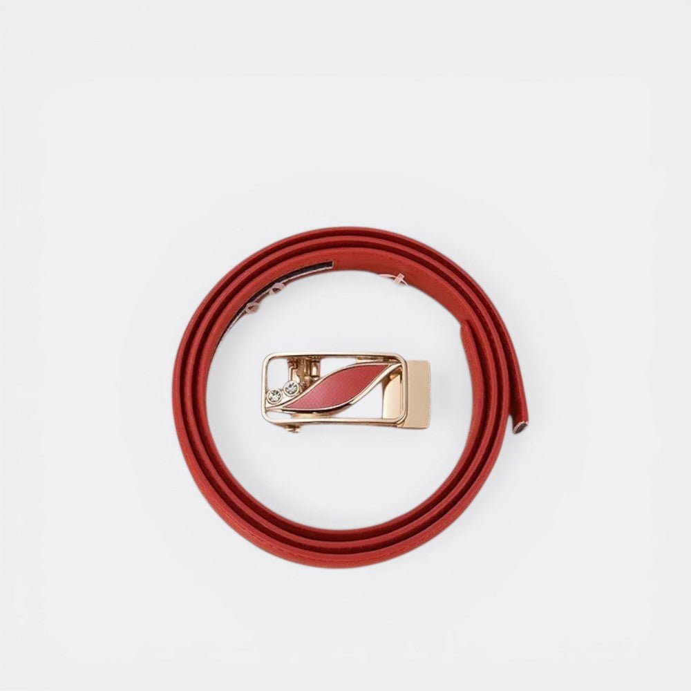Ceinture Cuir Réversible Femme - Blanc 95cm | Le monde de la ceinture
