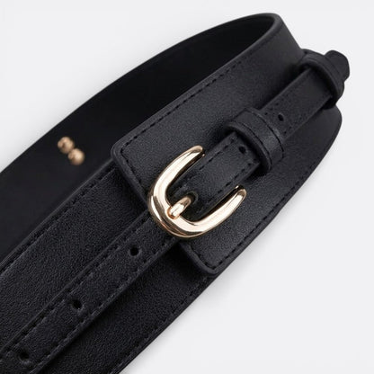 Ceinture Cuir Taille Haute Femme - Marron | Le monde de la ceinture