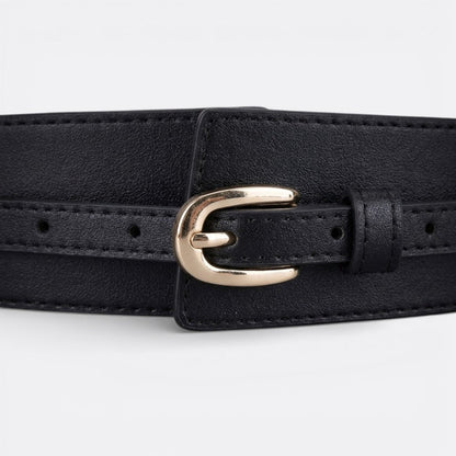 Ceinture Cuir Taille Haute Femme - Marron | Le monde de la ceinture
