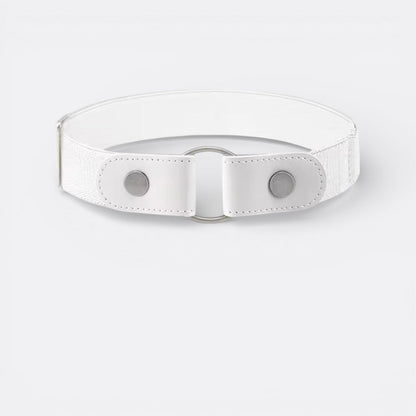 Ceinture élastique avec Boucle - Blanc 90cm | Le monde de la ceinture