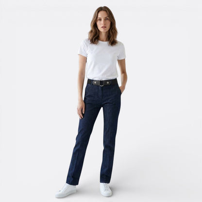 Ceinture élastique avec Boucle - Blanc 90cm | Le monde de la ceinture