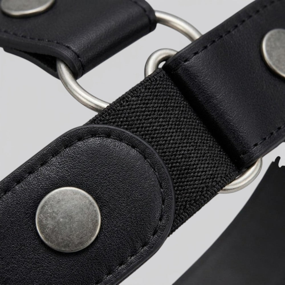 Ceinture élastique avec Boucle - Blanc 90cm | Le monde de la ceinture