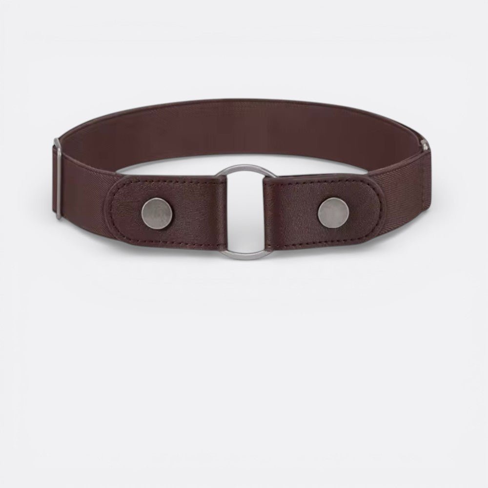 Ceinture élastique avec Boucle - Marron 90cm | Le monde de la ceinture