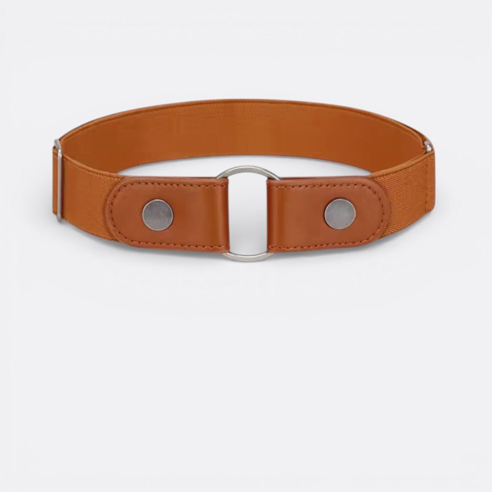 Ceinture élastique avec Boucle - Orange 90cm | Le monde de la ceinture