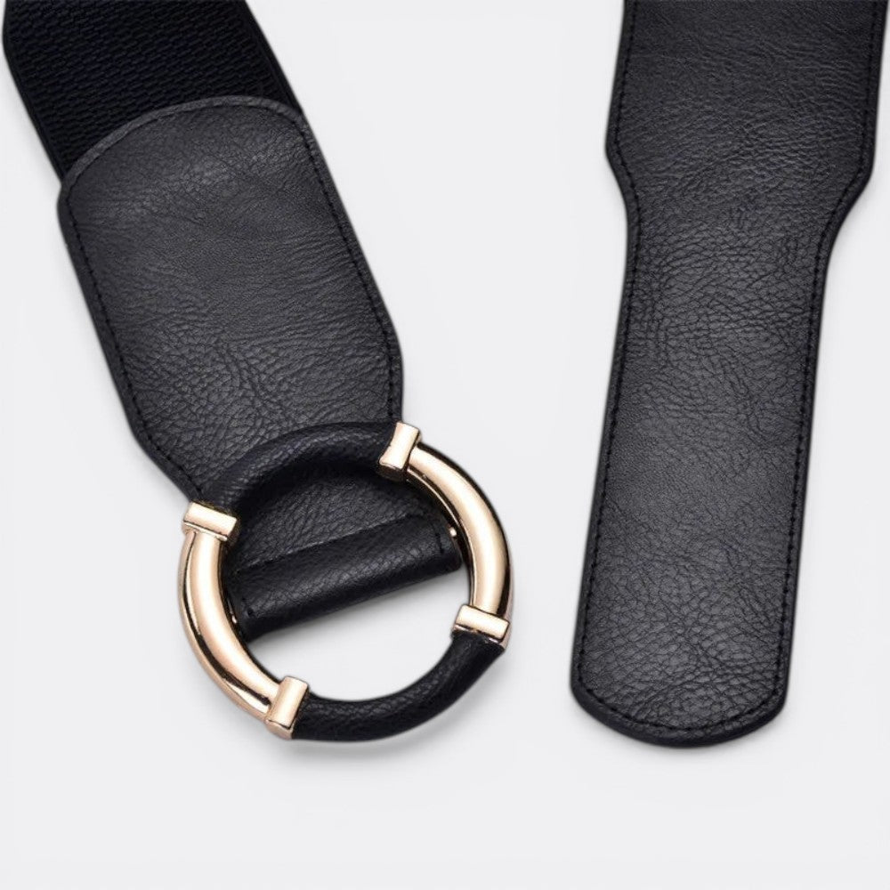 Ceinture elastique Grosse Boucle - Blanc 70cm - 95cm | Le monde de la ceinture