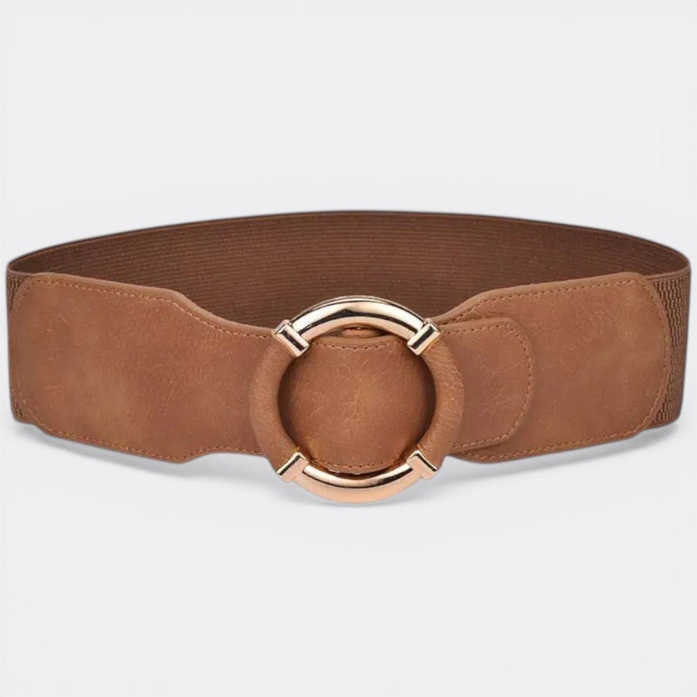 Ceinture elastique Grosse Boucle - Marron 70cm - 95cm | Le monde de la ceinture
