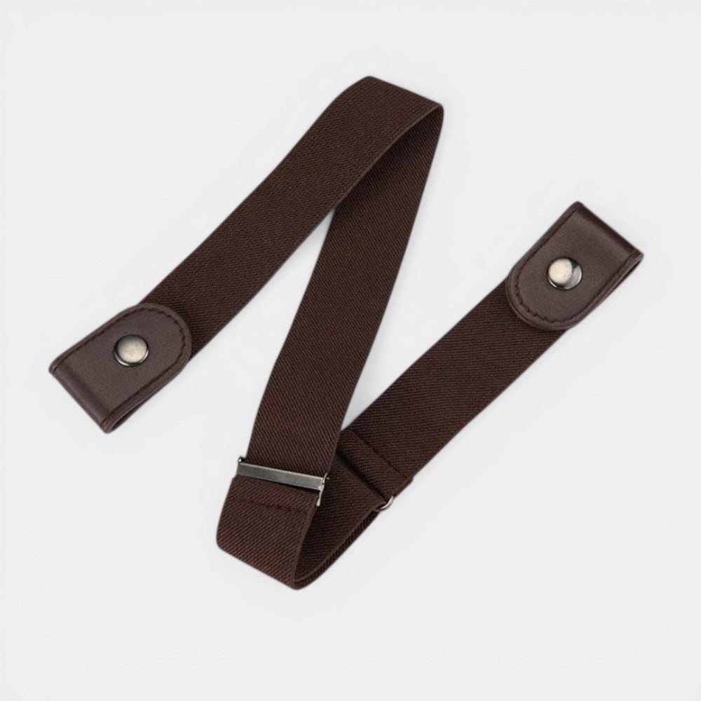 Ceinture Elastique Invisible - Marron Foncé | Le monde de la ceinture