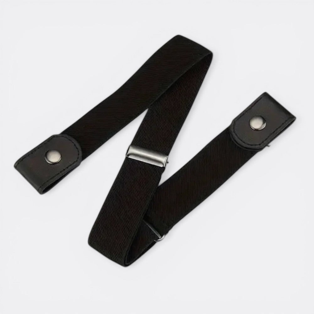 Ceinture Elastique Invisible - Noir | Le monde de la ceinture