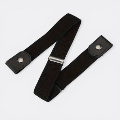 Ceinture Elastique Invisible - Noir | Le monde de la ceinture