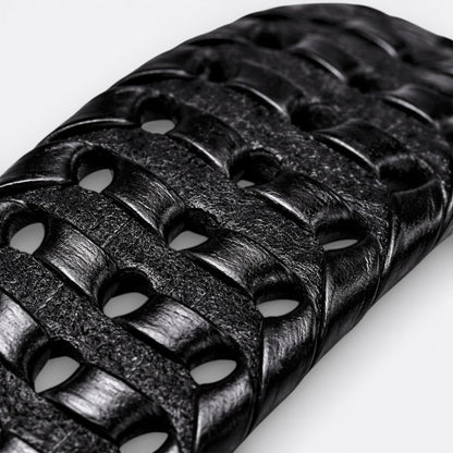 Ceinture en Cuir a Trou - Marron Foncé 95cm | Le monde de la ceinture