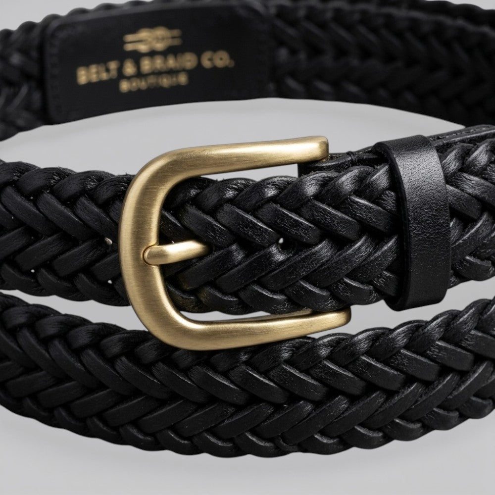 Ceinture en Cuir a Trou - Marron Foncé 95cm | Le monde de la ceinture