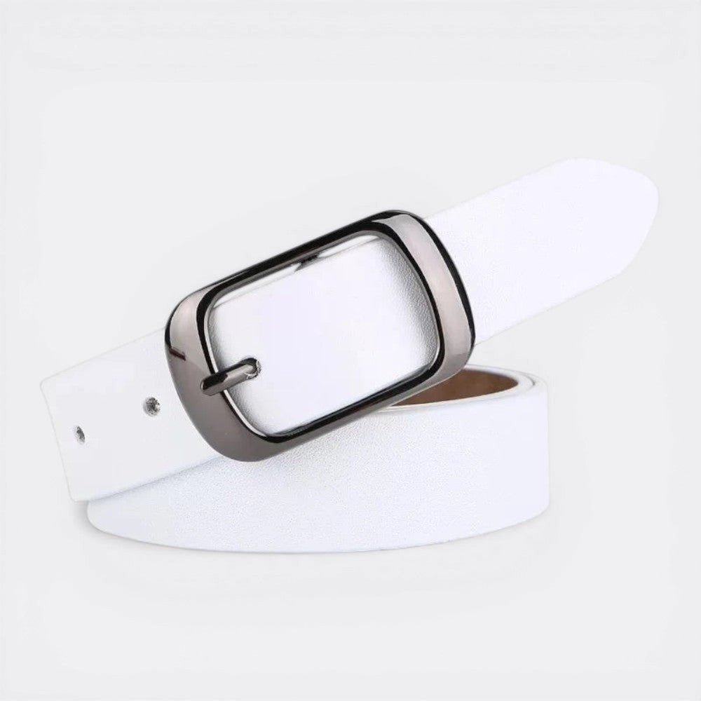 Ceinture en Cuir Femme - Blanc 105cm | Le monde de la ceinture