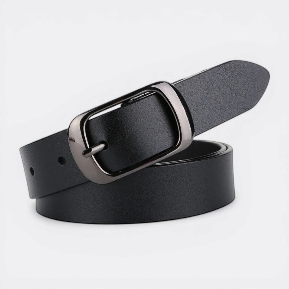 Ceinture en Cuir Femme - Noir 105cm | Le monde de la ceinture