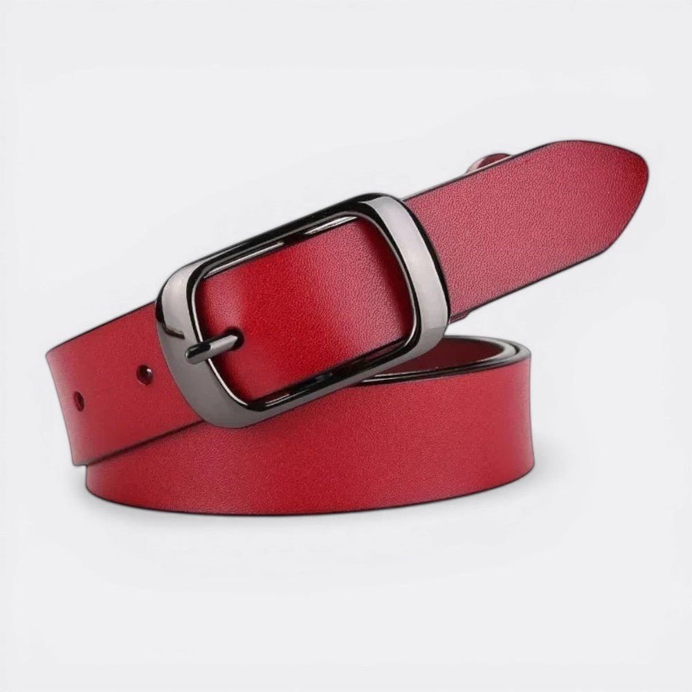 Ceinture en Cuir Femme - Rouge 105cm | Le monde de la ceinture