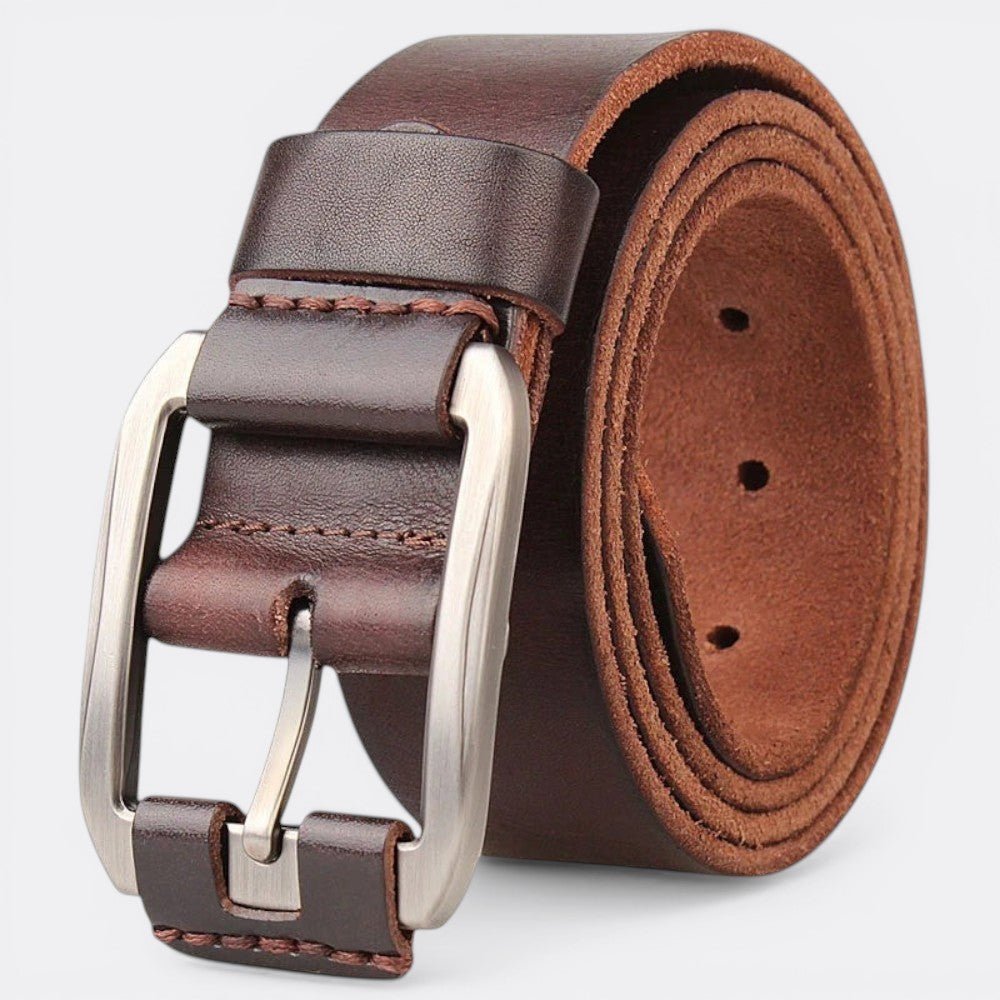 Ceinture en Cuir Homme - Marron 105cm | Le monde de la ceinture