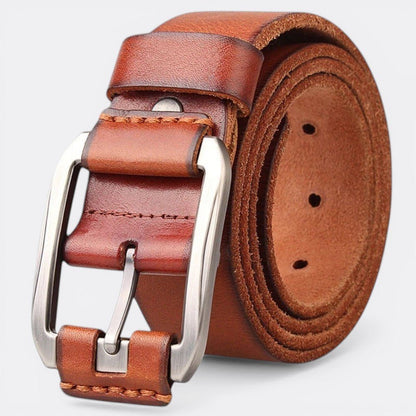 Ceinture en Cuir Homme - Orange 105cm | Le monde de la ceinture