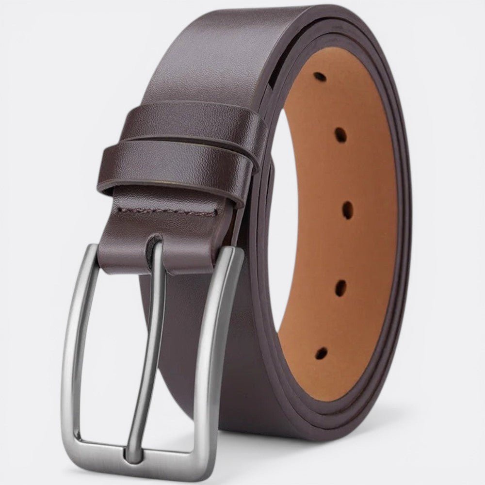 Ceinture en Simili Cuir - Marron Foncé 110cm | Le monde de la ceinture