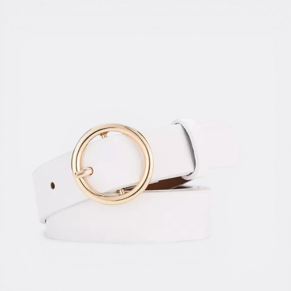 Ceinture Femme en Cuir - Blanc 105cm | Le monde de la ceinture