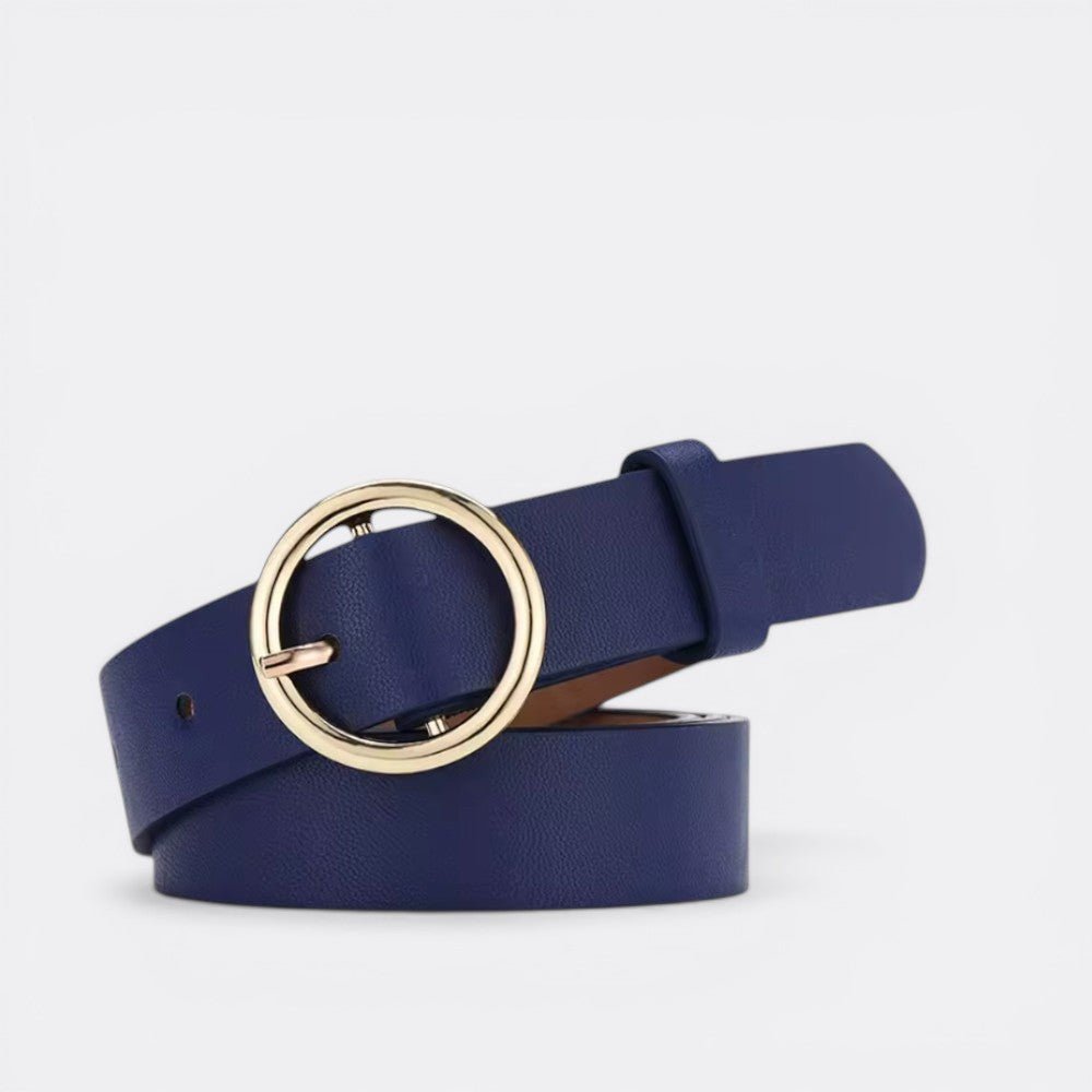 Ceinture Femme en Cuir - Bleu 105cm | Le monde de la ceinture