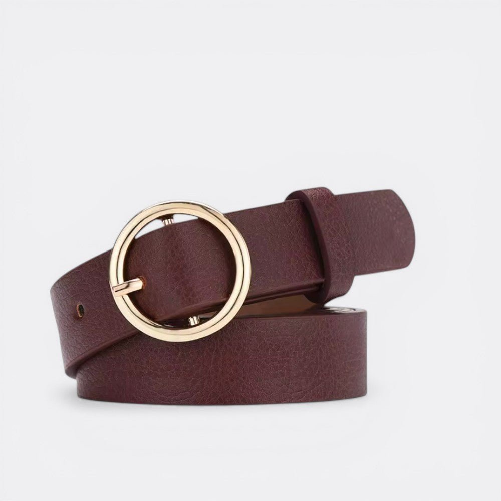 Ceinture Femme en Cuir - Marron Foncé 105cm | Le monde de la ceinture