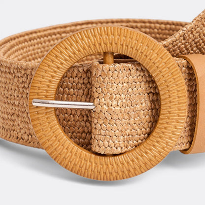 Ceinture Femme Été - Paille Tissée 97cm | Le monde de la ceinture
