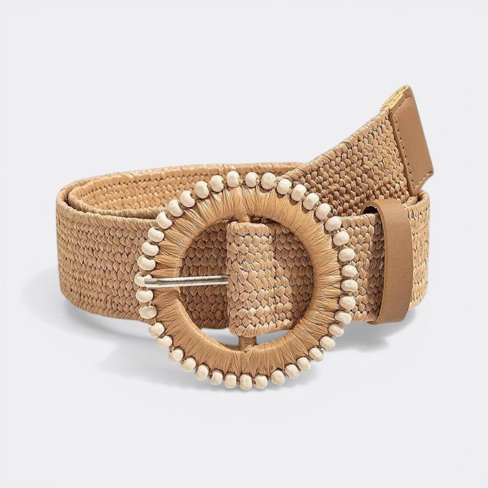 Ceinture Femme Été - Paille Tressée 97cm | Le monde de la ceinture