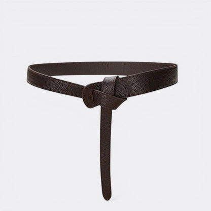 Ceinture Femme Fine sans Boucle - Café 108cm | Le monde de la ceinture
