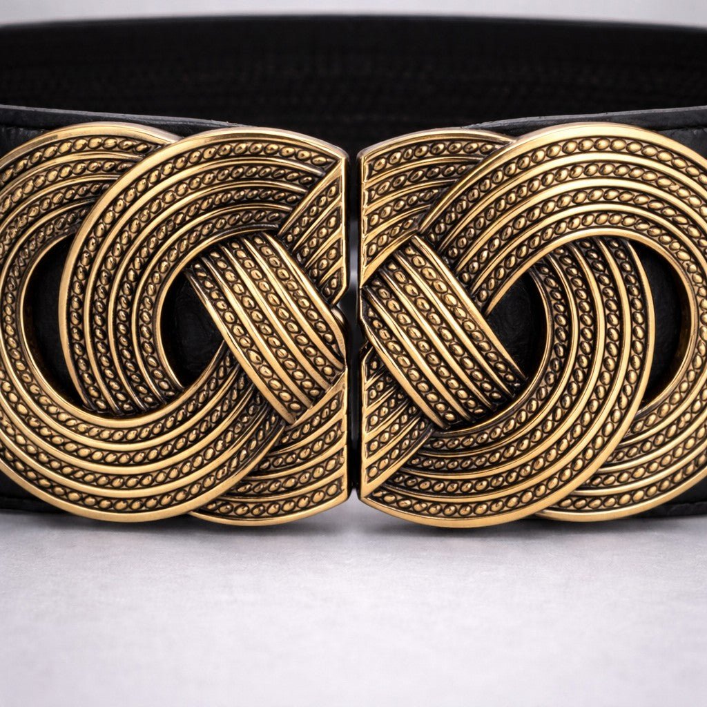 Ceinture Femme Vintage - Noir 65cm | Le monde de la ceinture