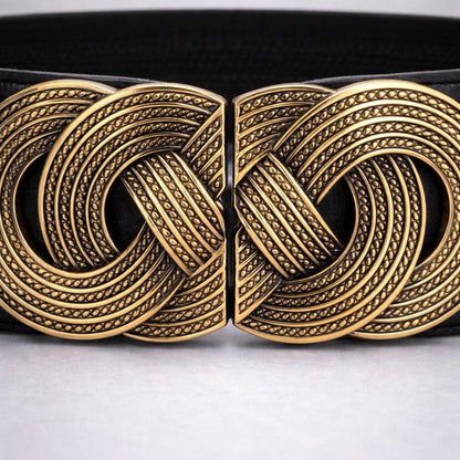 Ceinture Femme Vintage - Noir 65cm | Le monde de la ceinture