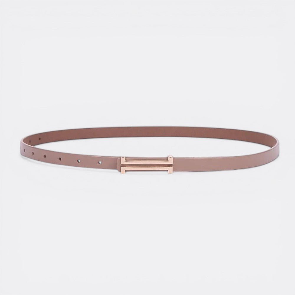 Ceinture Fine Luxe - Beige 105cm | Le monde de la ceinture