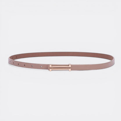 Ceinture Fine Luxe - Beige 105cm | Le monde de la ceinture