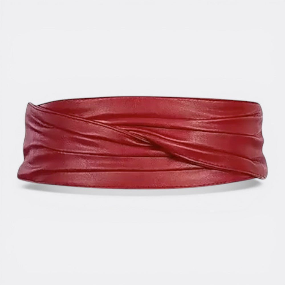 Ceinture Haute Femme Robe - Rouge 100cm | Le monde de la ceinture