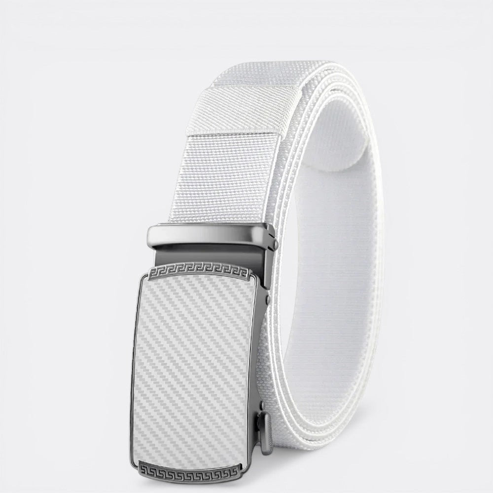 Ceinture Homme Ajustable - Blanc 115cm | Le monde de la ceinture