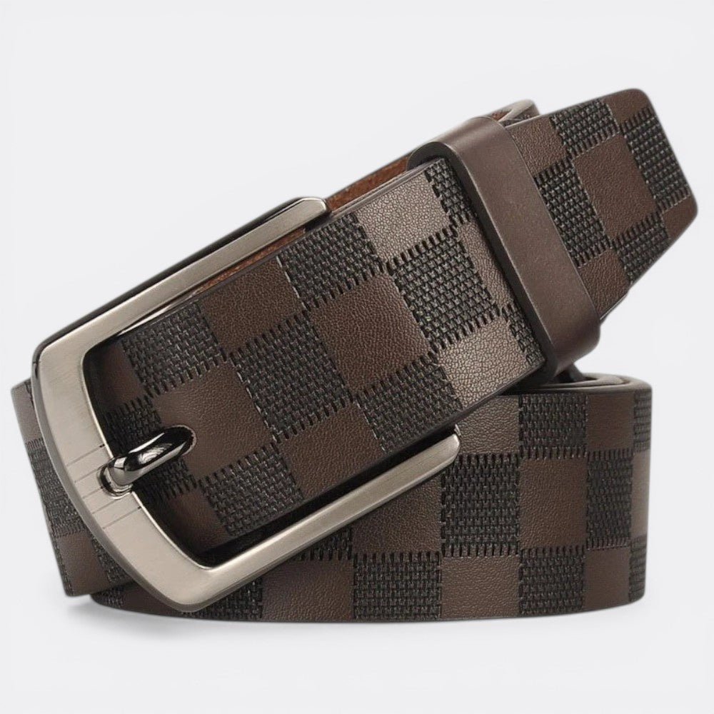 Ceinture Homme Carré - Marron 110cm | Le monde de la ceinture