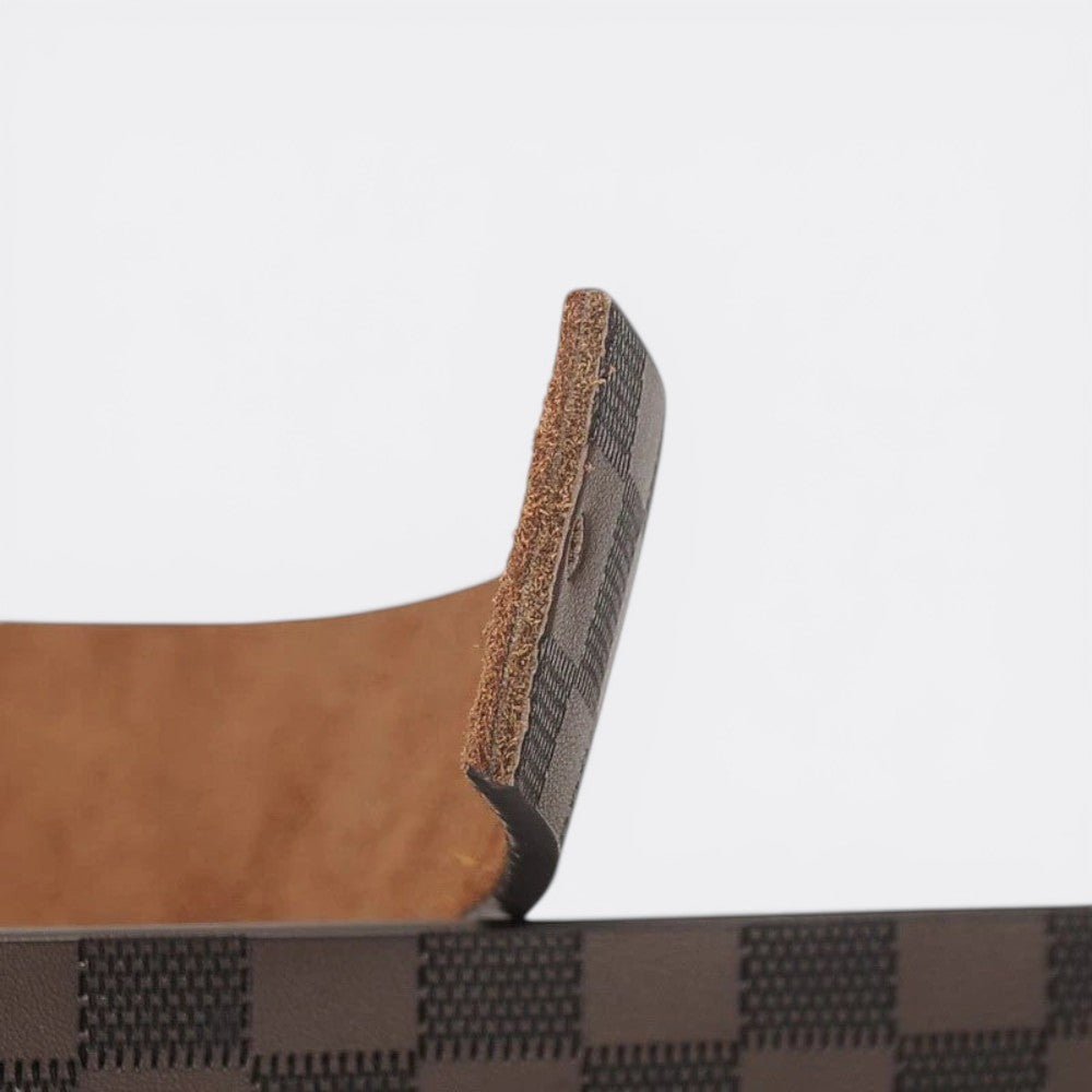 Ceinture Homme Carré - Noir 110cm | Le monde de la ceinture