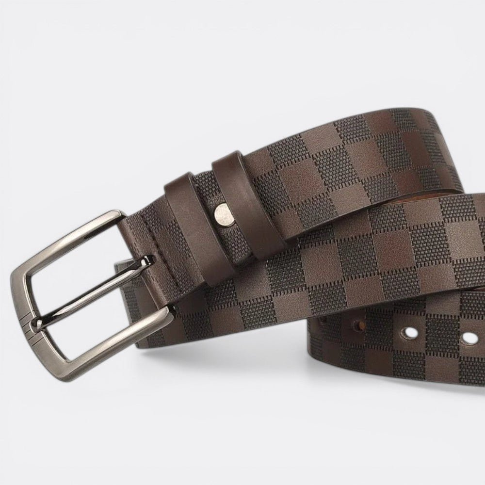 Ceinture Homme Carré - Noir 110cm | Le monde de la ceinture