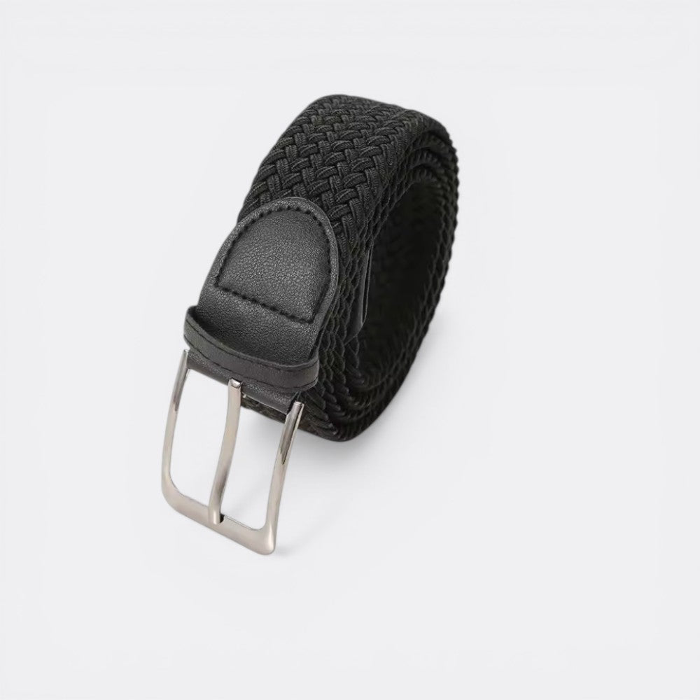 Ceinture Homme Tresse - Noir 105cm | Le monde de la ceinture
