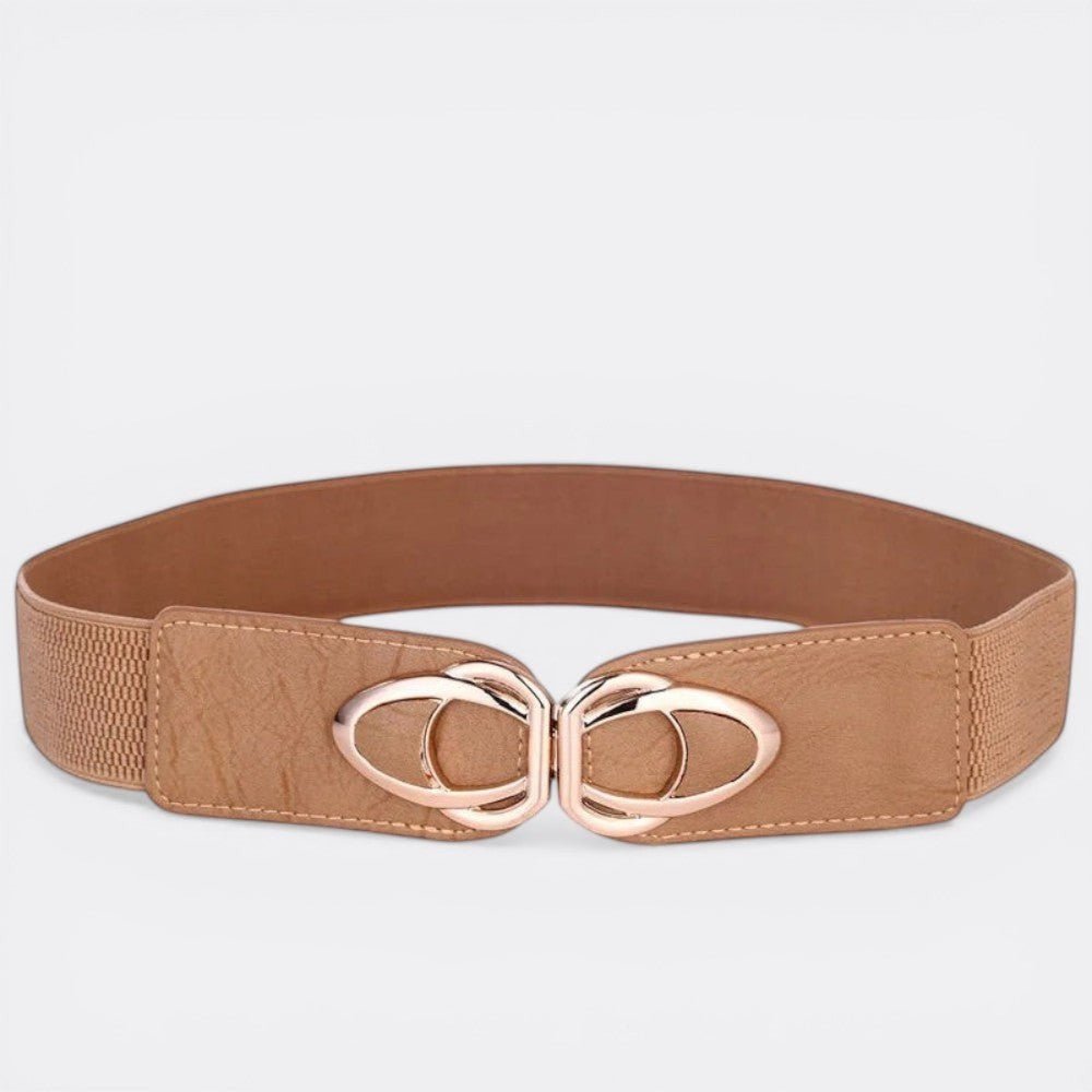 Ceinture Large Boucle Dorée - Kaki 65cm | Le monde de la ceinture