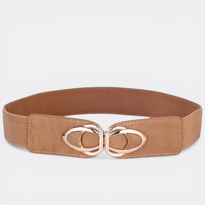 Ceinture Large Boucle Dorée - Kaki 65cm | Le monde de la ceinture