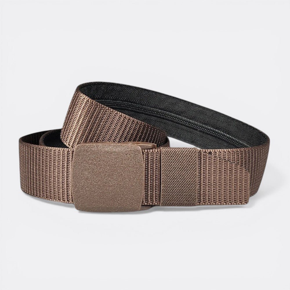 Ceinture pour Cacher Argent - Café | Le monde de la ceinture