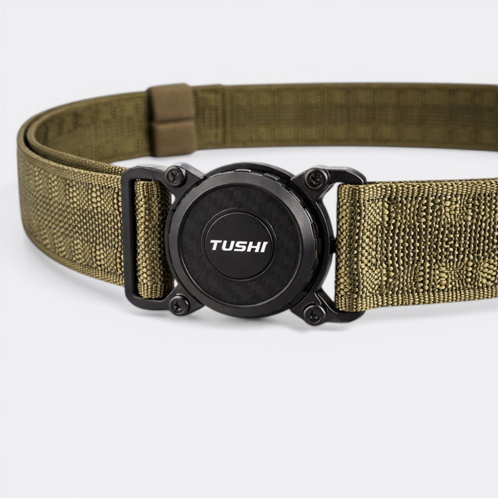 Ceinture Tactique Militaire - Marron 125cm | Le monde de la ceinture
