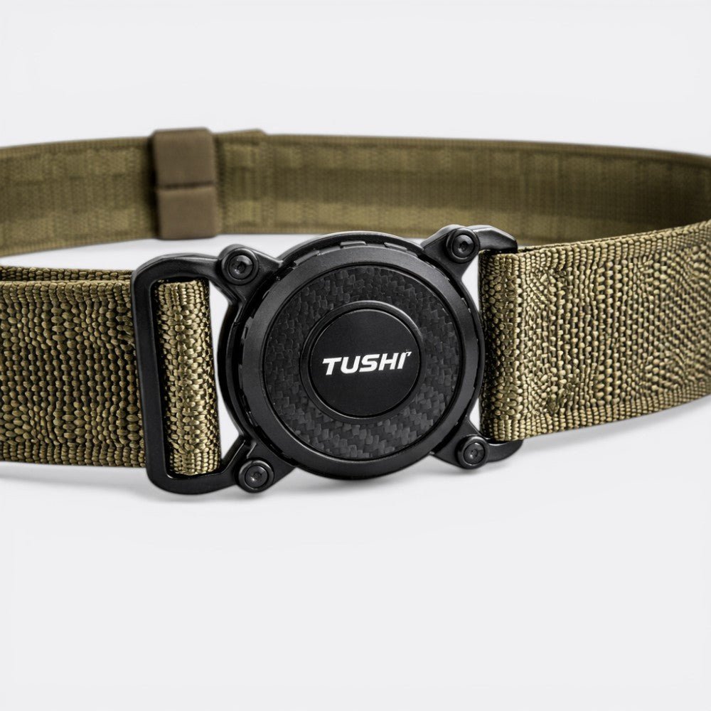 Ceinture Tactique Militaire - Marron 125cm | Le monde de la ceinture