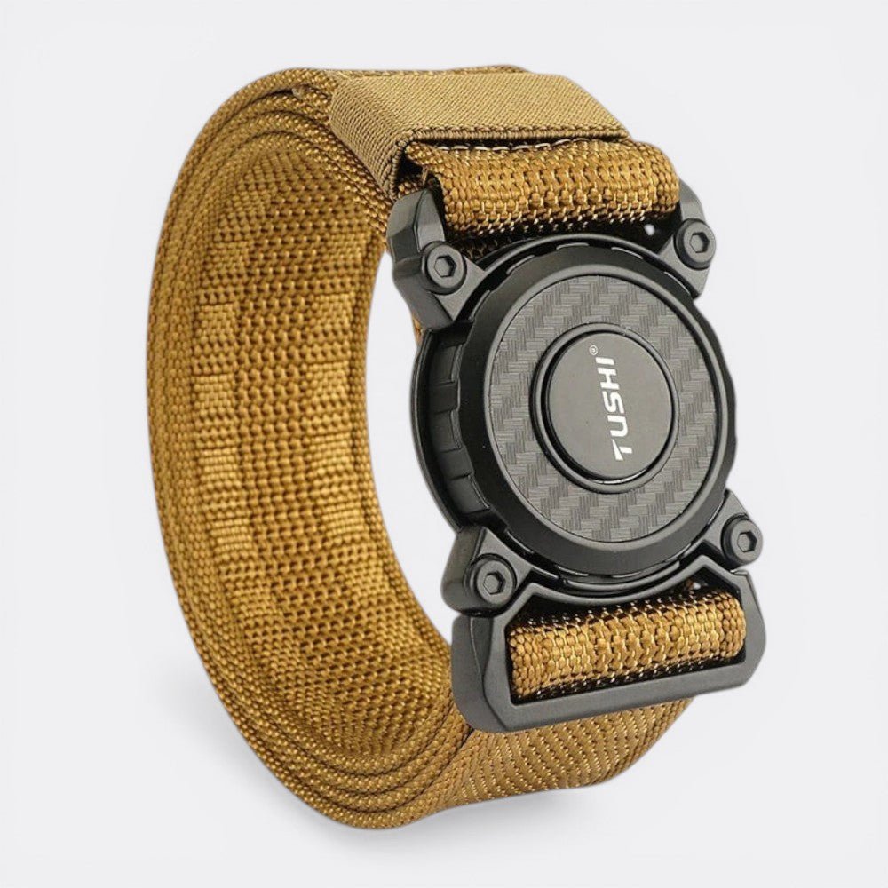 Ceinture Tactique Militaire - Marron 125cm | Le monde de la ceinture