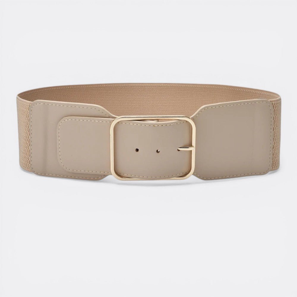 Ceinture Taille Haute Femme - Beige 75cm(Waist 65 - 85cm) | Le monde de la ceinture