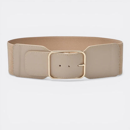 Ceinture Taille Haute Femme - Beige 75cm(Waist 65 - 85cm) | Le monde de la ceinture