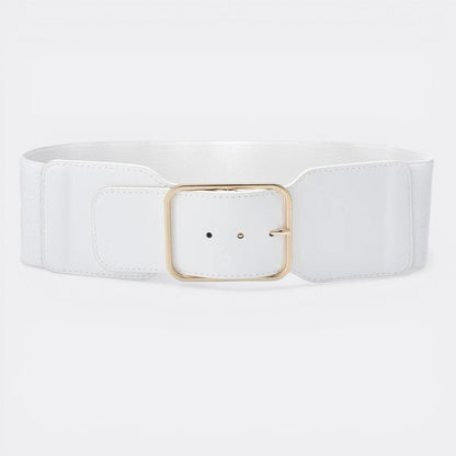 Ceinture Taille Haute Femme - Blanc 85cm(Waist 75 - 95cm) | Le monde de la ceinture