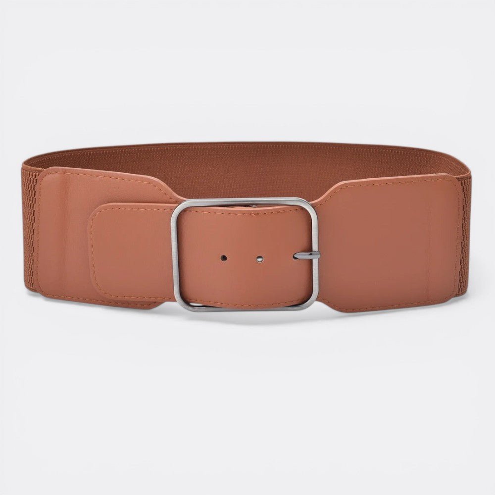 Ceinture Taille Haute Femme - Marron 85cm(Waist 75 - 95cm) | Le monde de la ceinture
